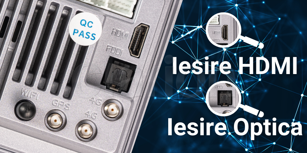 Ieșirea Audio Optică și HDMI